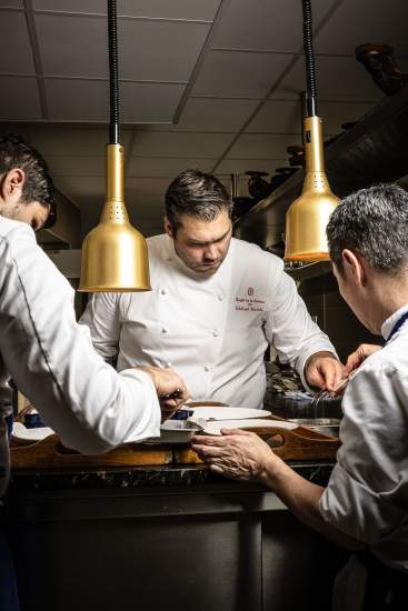 Chef Thibaut Gamba - Logis de la Cadène